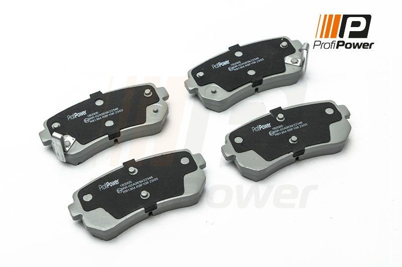 E-shop Sada brzdových platničiek kotúčovej brzdy ProfiPower 1B2005