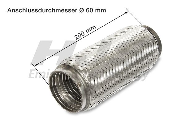 Przewód elastyczny, układ wydechowy HJS 83 00 8476