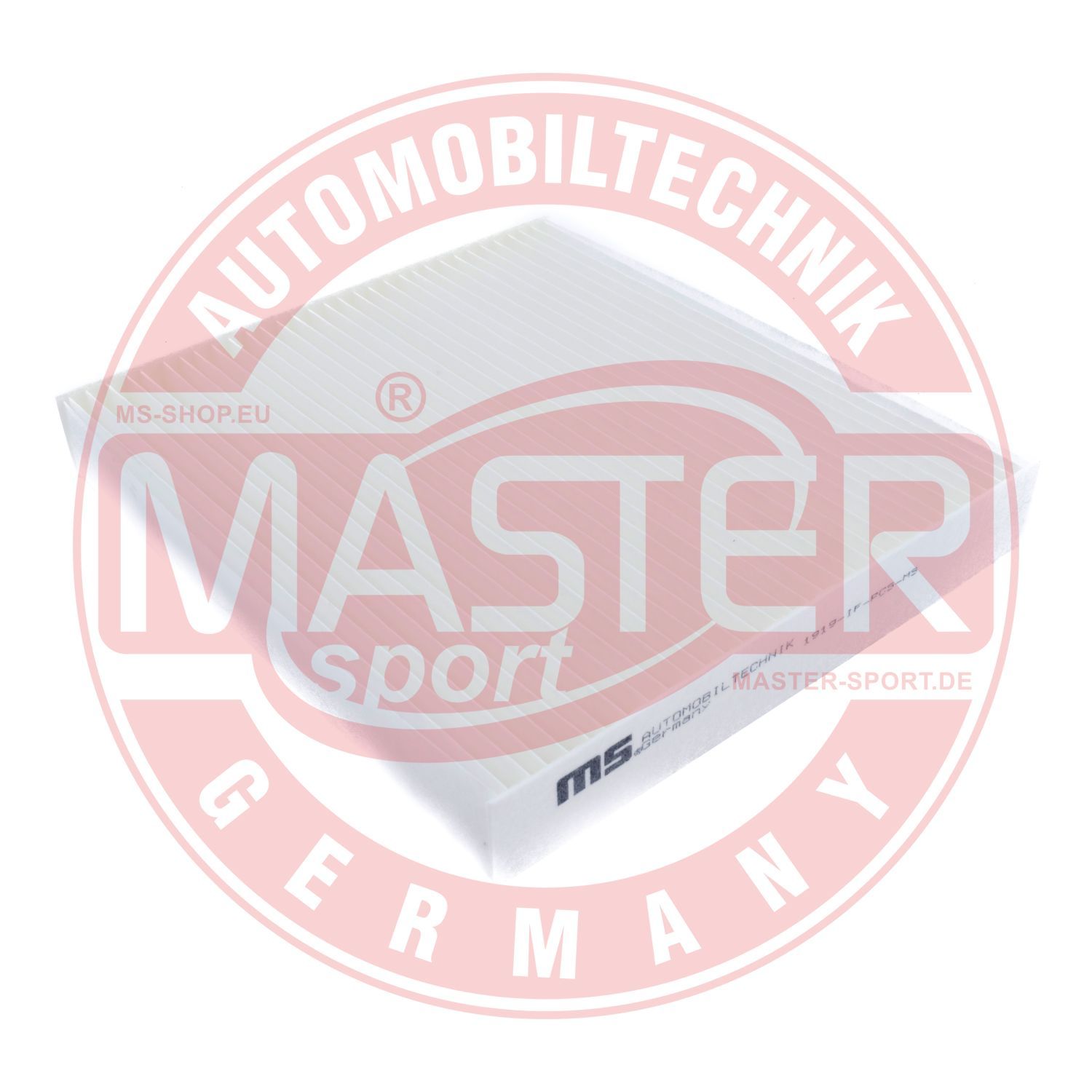 Filtr, wentylacja przestrzeni pasażerskiej MASTER-SPORT GERMANY 1919-IF-PCS-MS