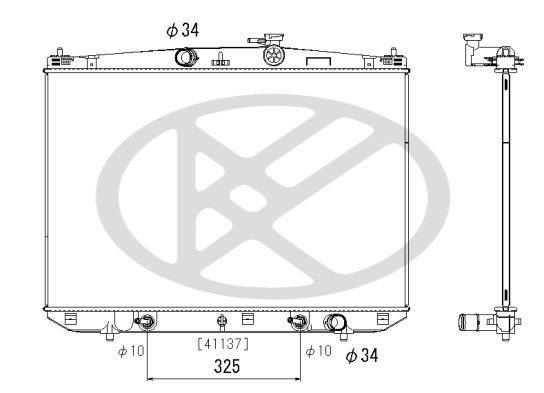 Radiator, racire motor KOYORAD PL013291