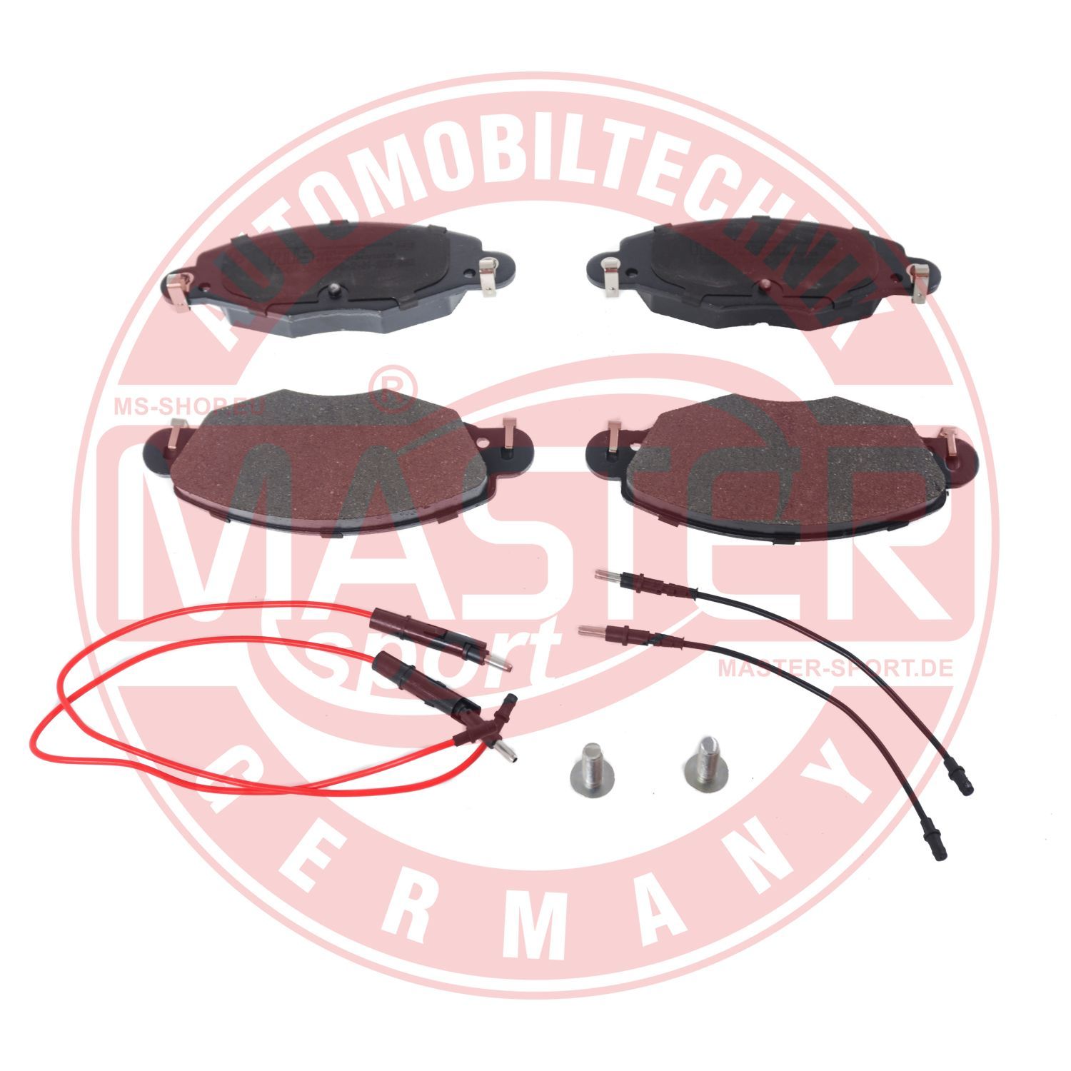 Zestaw klocków hamulcowych, hamulce tarczowe MASTER-SPORT GERMANY 13046039982N-SET-MS