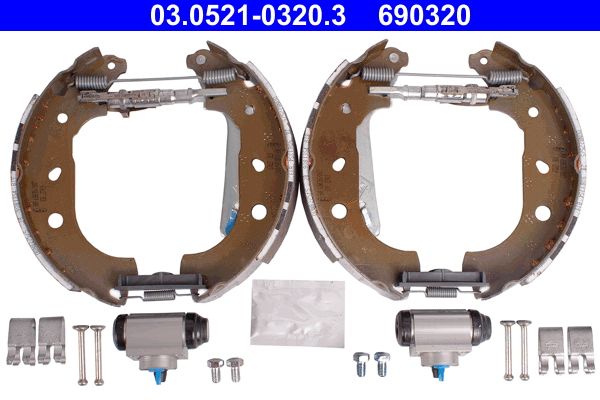 Set saboti frana ATE 03.0521-0320.3
