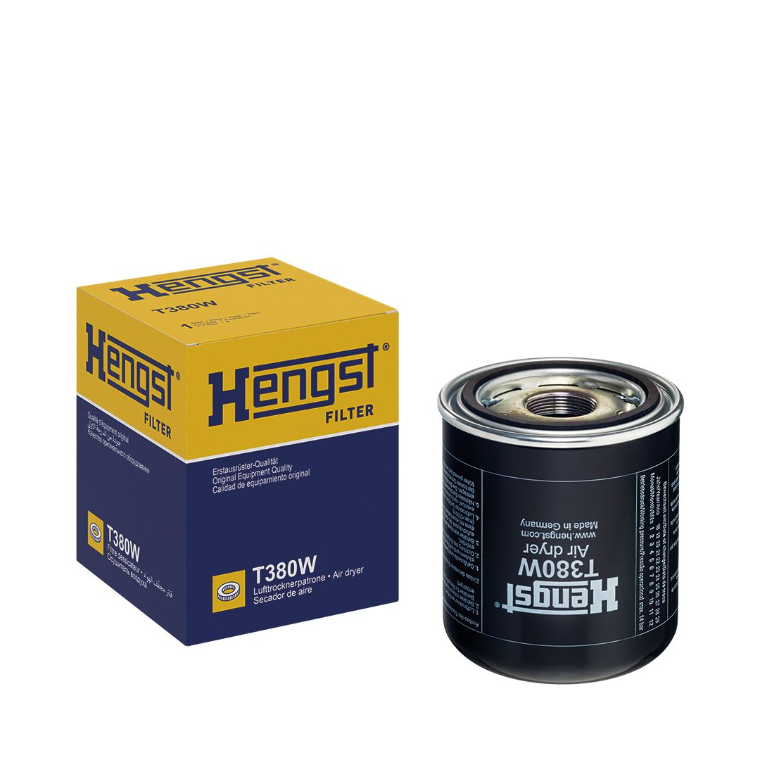 Levně Vysoušecí patrona vzduchu, pneumatický systém HENGST FILTER T380W