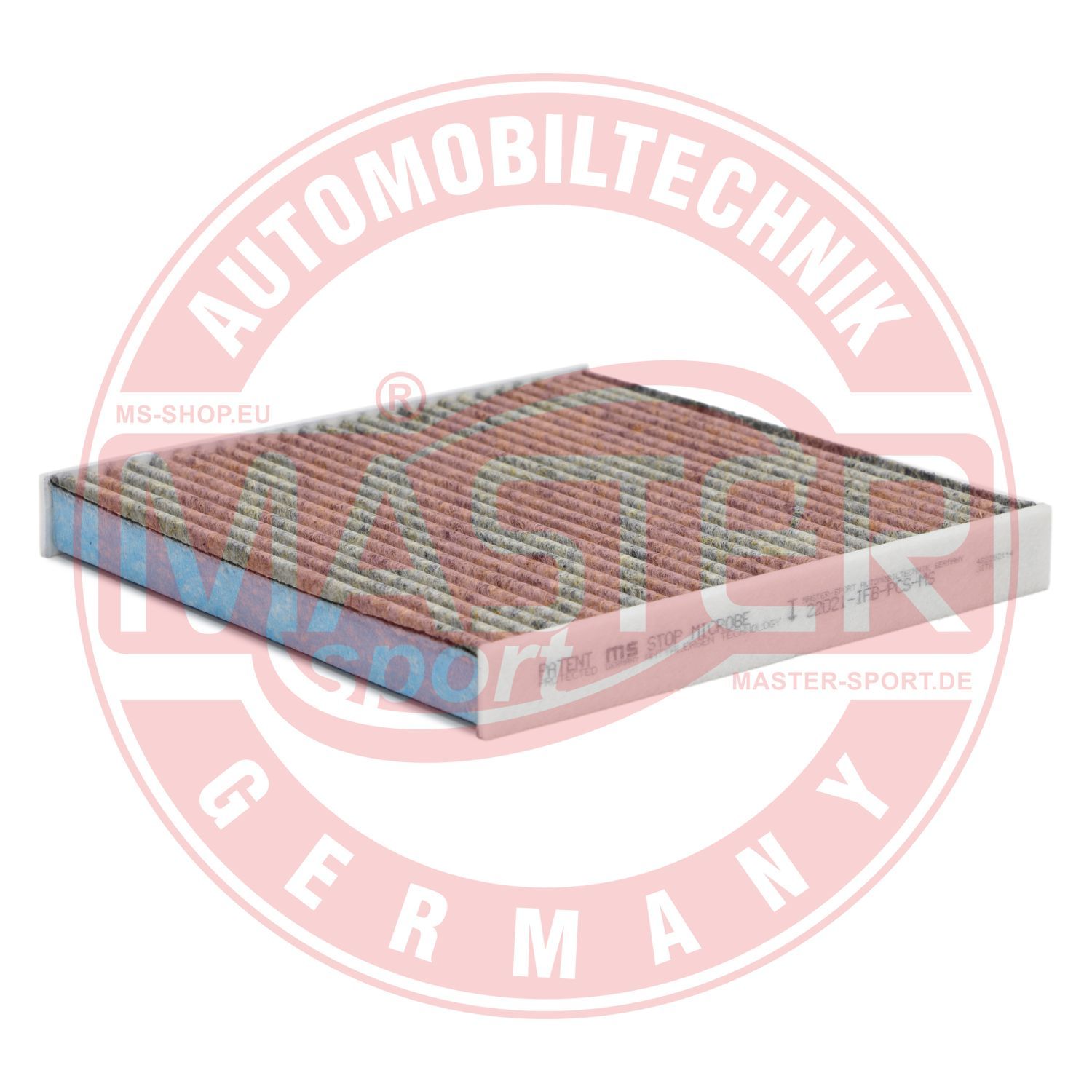 Filtr, wentylacja przestrzeni pasażerskiej MASTER-SPORT GERMANY 22021-IFB-PCS-MS