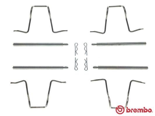 Zestaw akcesoriów, klocki hamulcowe BREMBO A 02 274