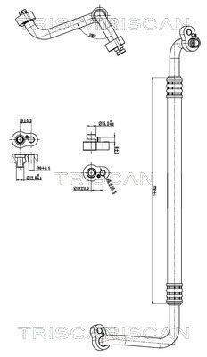 conducta presiune variabila,aer conditionat TRISCAN 9010 29026