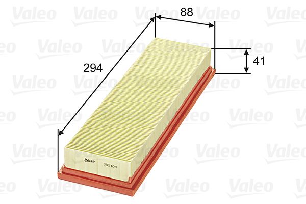 Filtr powietrza VALEO 585104