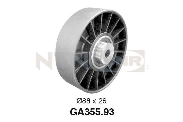 rolka kierunkowa / prowadząca, pasek klinowy zębaty SNR GA355.93