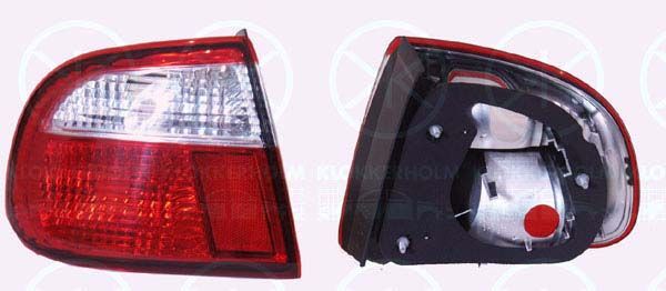 Lampa tylna zespolona KLOKKERHOLM 66160711