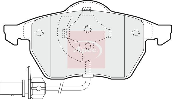 Apec - Front Brake Pad Set