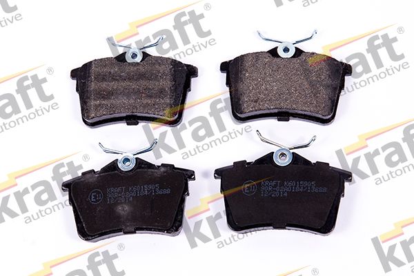Zestaw klocków hamulcowych, hamulce tarczowe KRAFT AUTOMOTIVE 6015905
