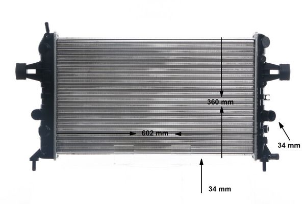 Levně Chladič, chlazení motoru MAHLE CR 574 000S