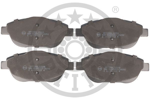 Zestaw klocków hamulcowych, hamulce tarczowe OPTIMAL BP-12558