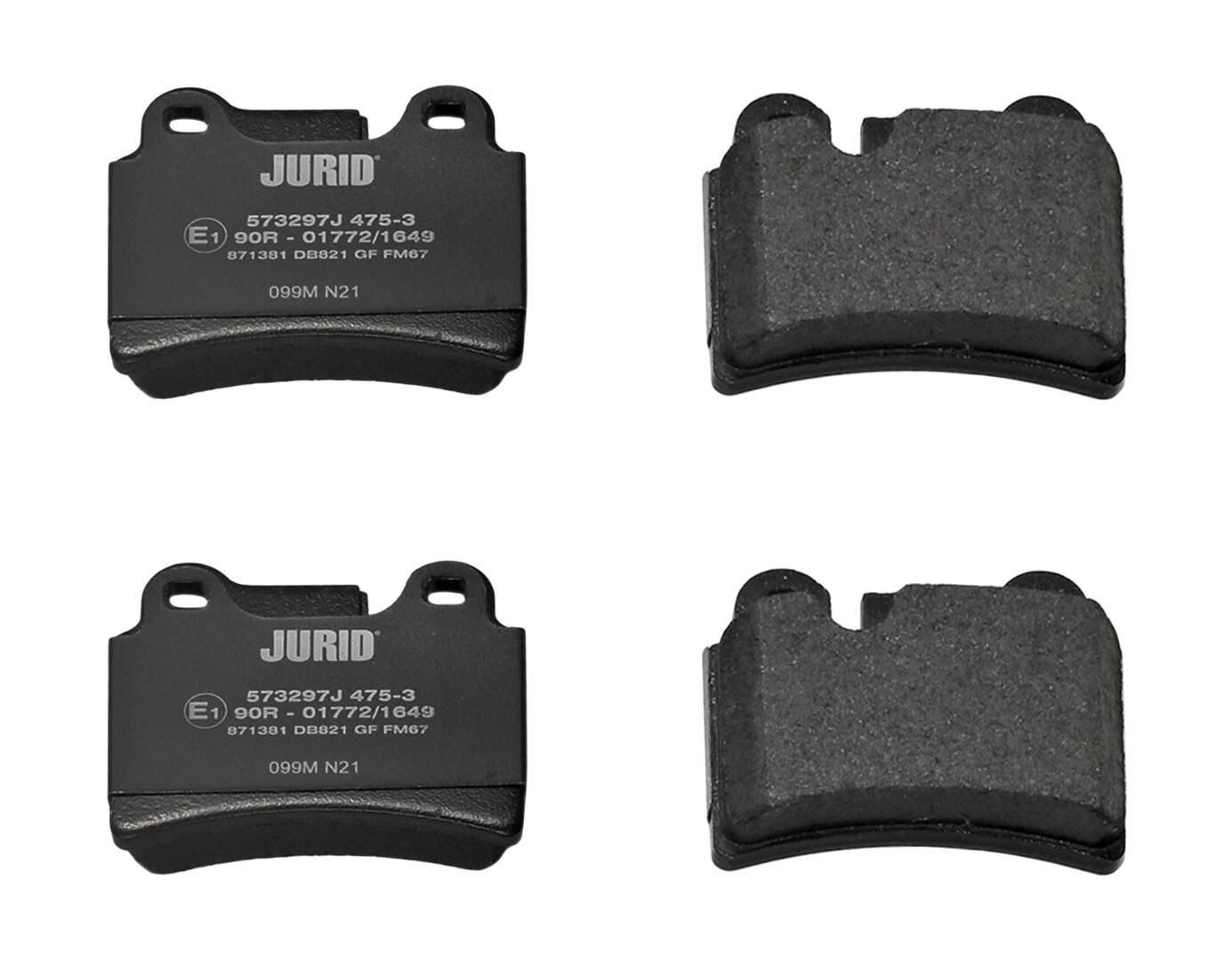 Комплект тормозных колодок, дисковый тормоз