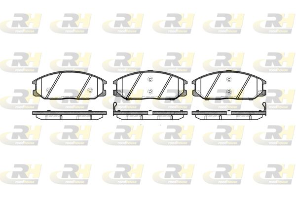 Zestaw klocków hamulcowych, hamulce tarczowe ROADHOUSE 2771.12