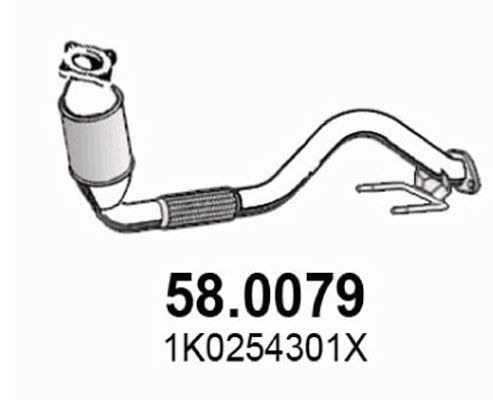 Katalizator ASSO 1K0254301X