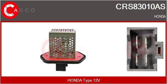 Odpor, vnitřní tlakový ventilátor CASCO CRS83010AS