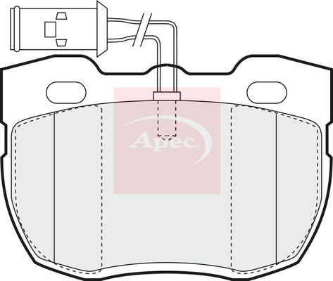 Apec - Front Brake Pad Set
