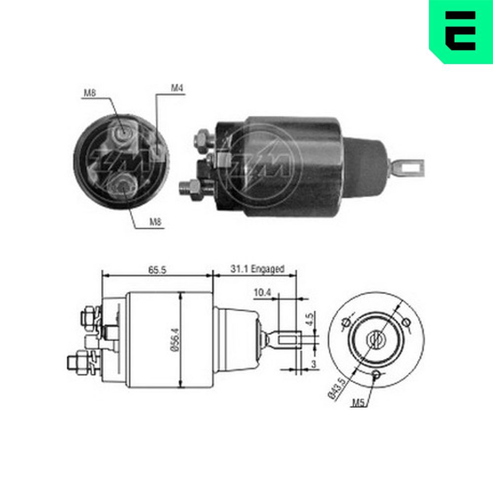 Solenoid, electromotor ERA ZM1975
