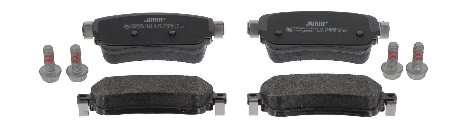 Комплект тормозных колодок, дисковый тормоз