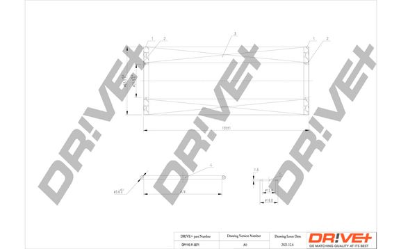Filtr oleju DR!VE+ DP1110.11.0071