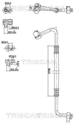 conducta presiune variabila,aer conditionat TRISCAN 9010 29075