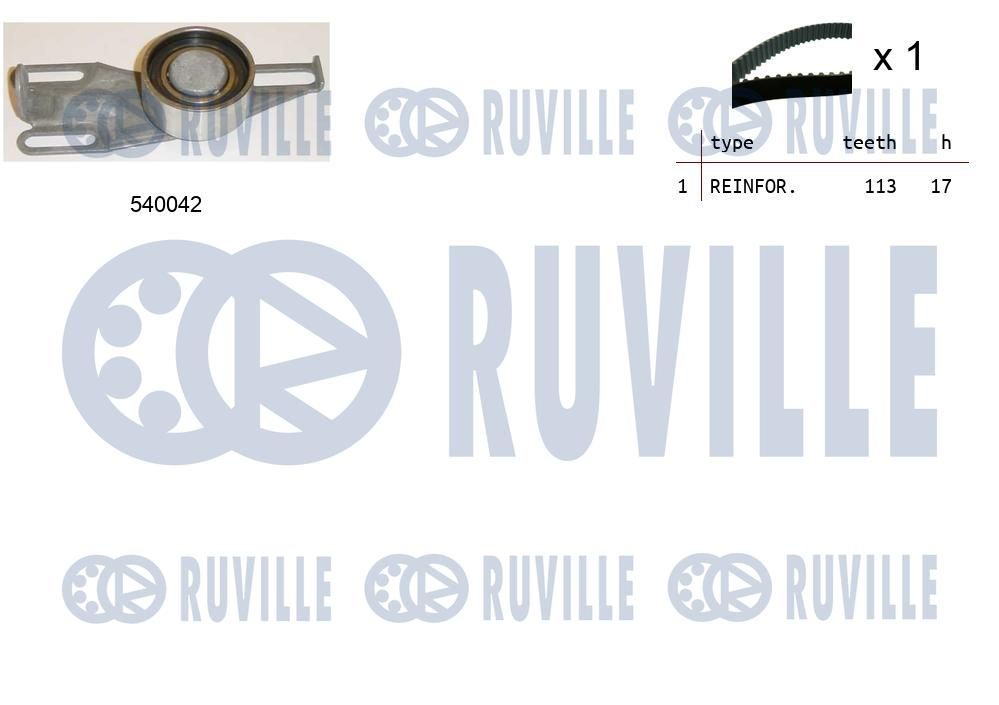 Zestaw paska rozrządu RUVILLE 550169