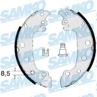 Zestaw szczęk hamulcowych SAMKO 80770