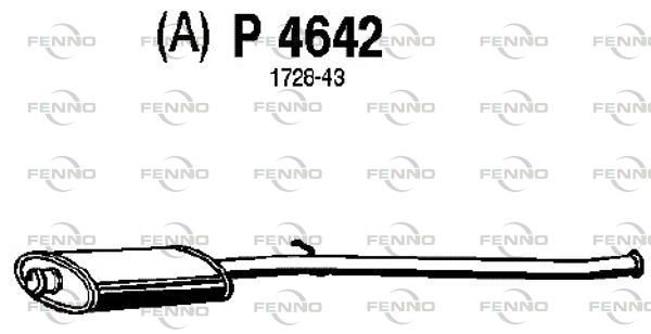 Tłumik środkowy FENNO P4642
