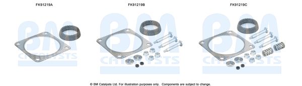 Zestaw montażowy, katalizator BM CATALYSTS FK91219