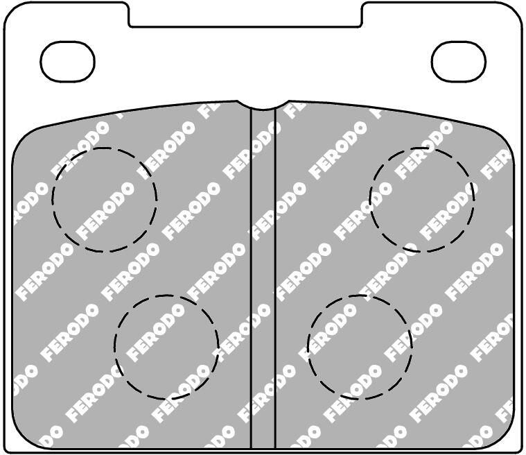set placute frana,frana disc FERODO RACING DSUNO FCP809Z