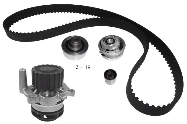 Pompe à eau + kit de courroie crantée