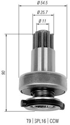 Pastorek, startér MAGNETI MARELLI 940113020327