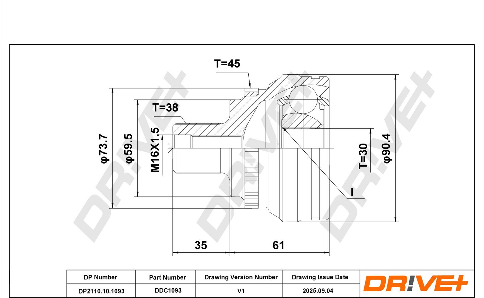 Set articulatie, planetara Dr!ve+ DP2110.10.1093