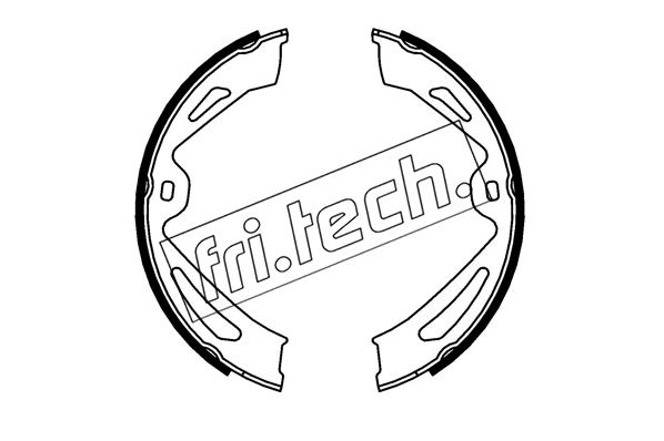 Zestaw szczęk hamulcowych, hamulec postojowy FRI.TECH. 1253.726