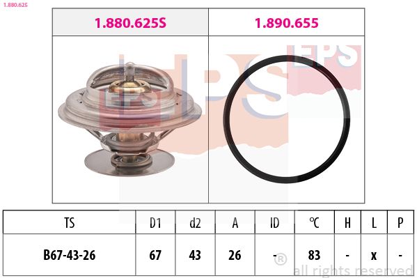 Termostat, środek chłodzący EPS 1.880.625