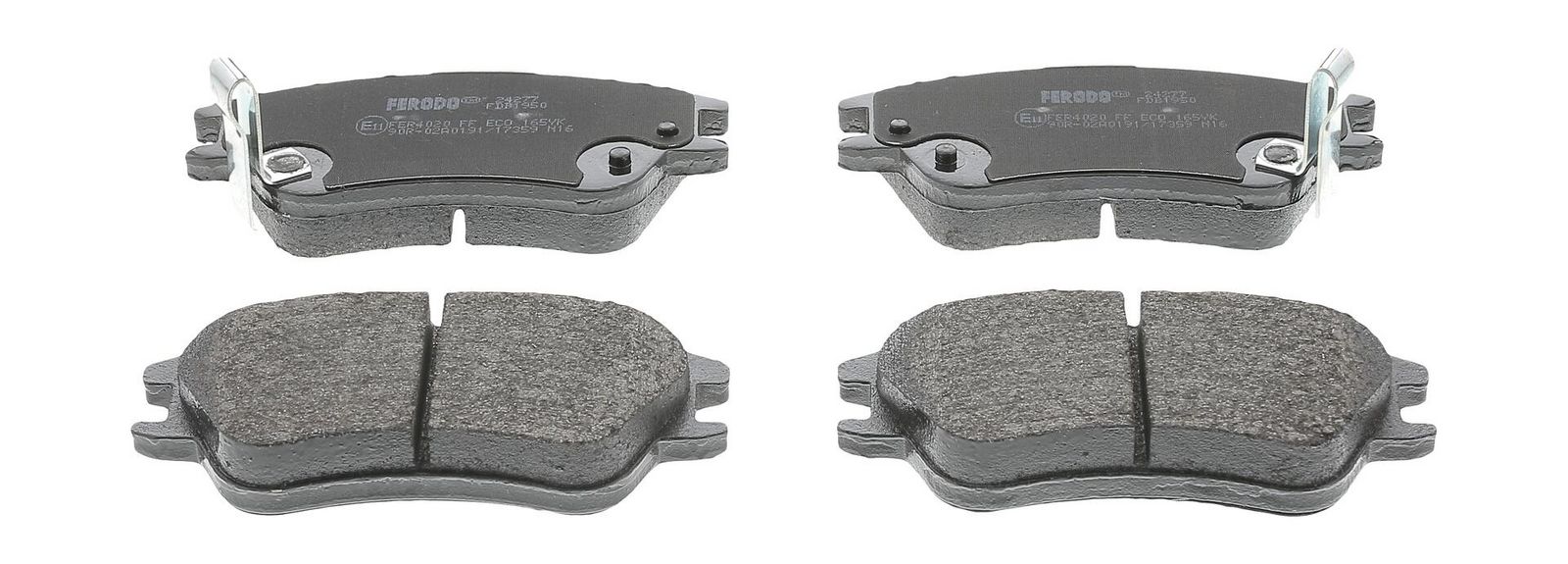 set placute frana,frana disc FERODO PREMIER ECO FRICTION FDB1950