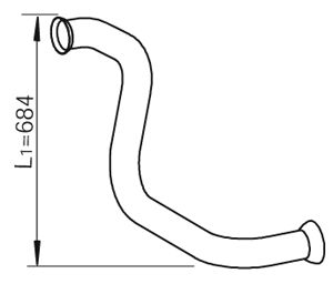Rura wydechowa DINEX 56127