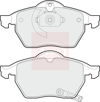 Apec - Front Brake Pad Set