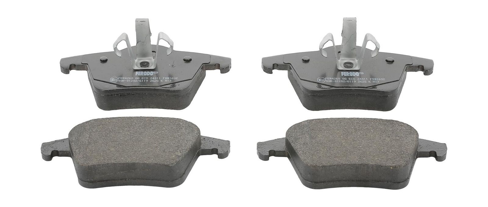 set placute frana,frana disc FERODO FDB1632