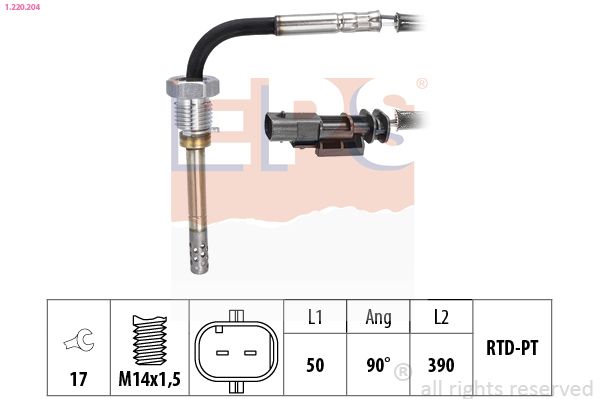 czujnik, temperatura spalin EPS 1.220.204