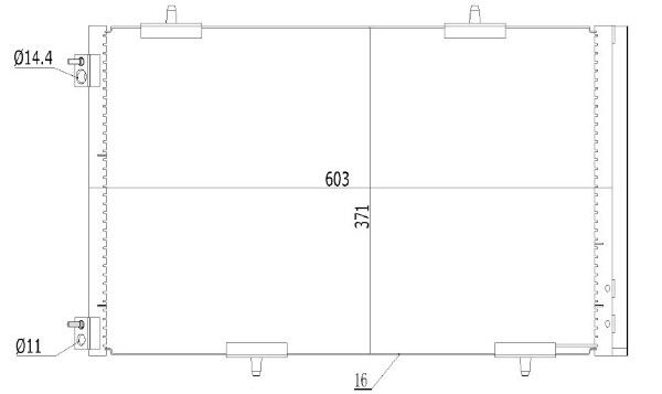 Condensator, climatizare MTR 13054409