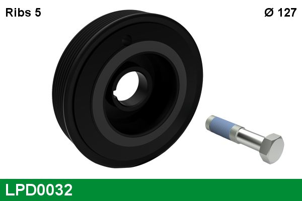 Koło pasowe, wał korbowy LUCAS LPD0032