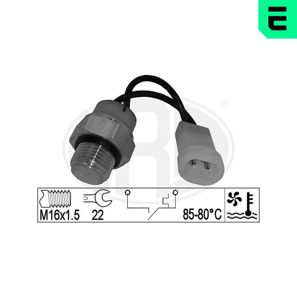 Comutator temperatura, ventilator radiator ERA 330879