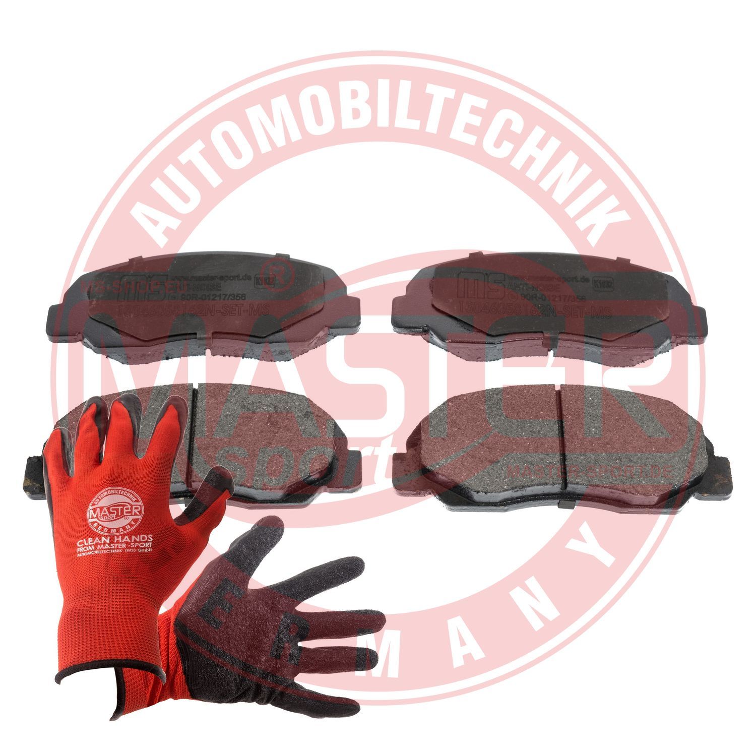 Zestaw klocków hamulcowych, hamulce tarczowe MASTER-SPORT GERMANY 13046058162N-SET-MSP