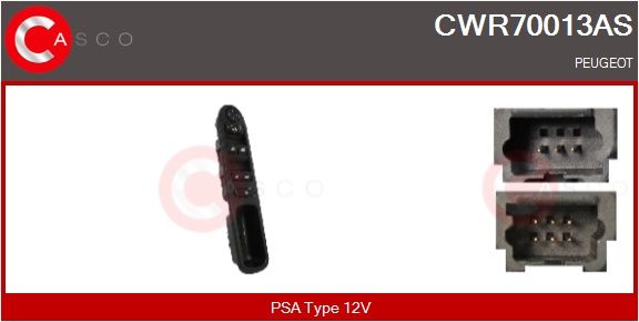 Levně Spínač, zvedací zařízení oken CASCO CWR70013AS