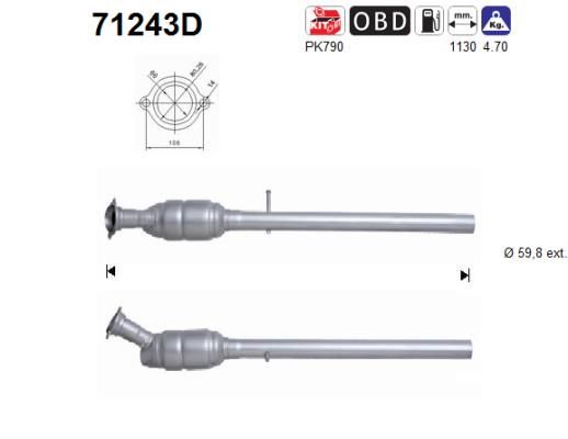 Katalizator AS 71243D