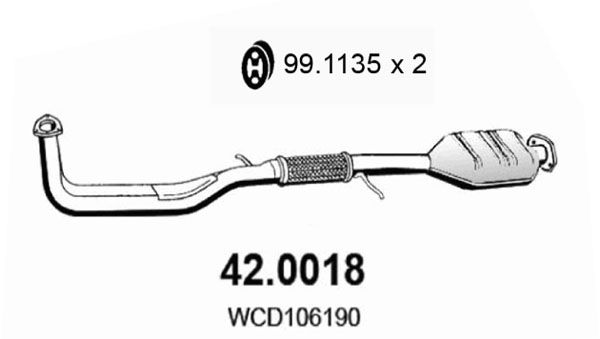 Katalizator ASSO WCD106190