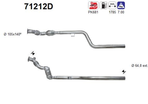 Katalizator AS 71212D
