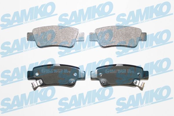 Sada brzdových destiček, kotoučová brzda SAMKO 5SP1455